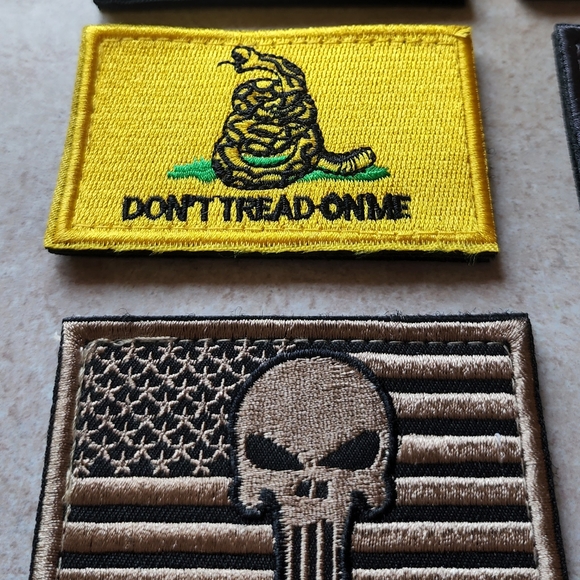 Tactical military patches set of 16 velcro backed - Picture 2 of 8